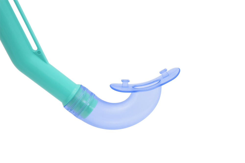 Masca pentru scufundari cu tub pentru respirat Bestway, albastru, Lean 11386