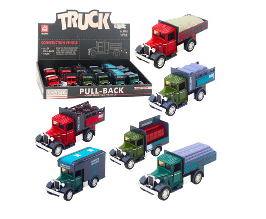 Camion cu efecte sonore si luminoase, diverse culori, 1 bucata, Lean 23194