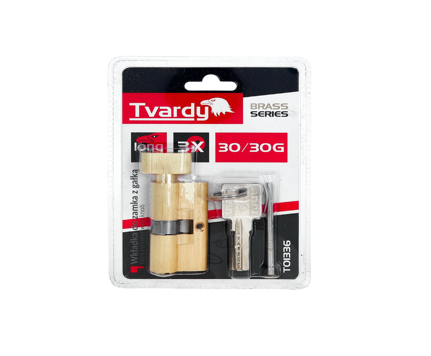 Butuc aluminiu Brass, 30 / 30g, Tvardy T01336