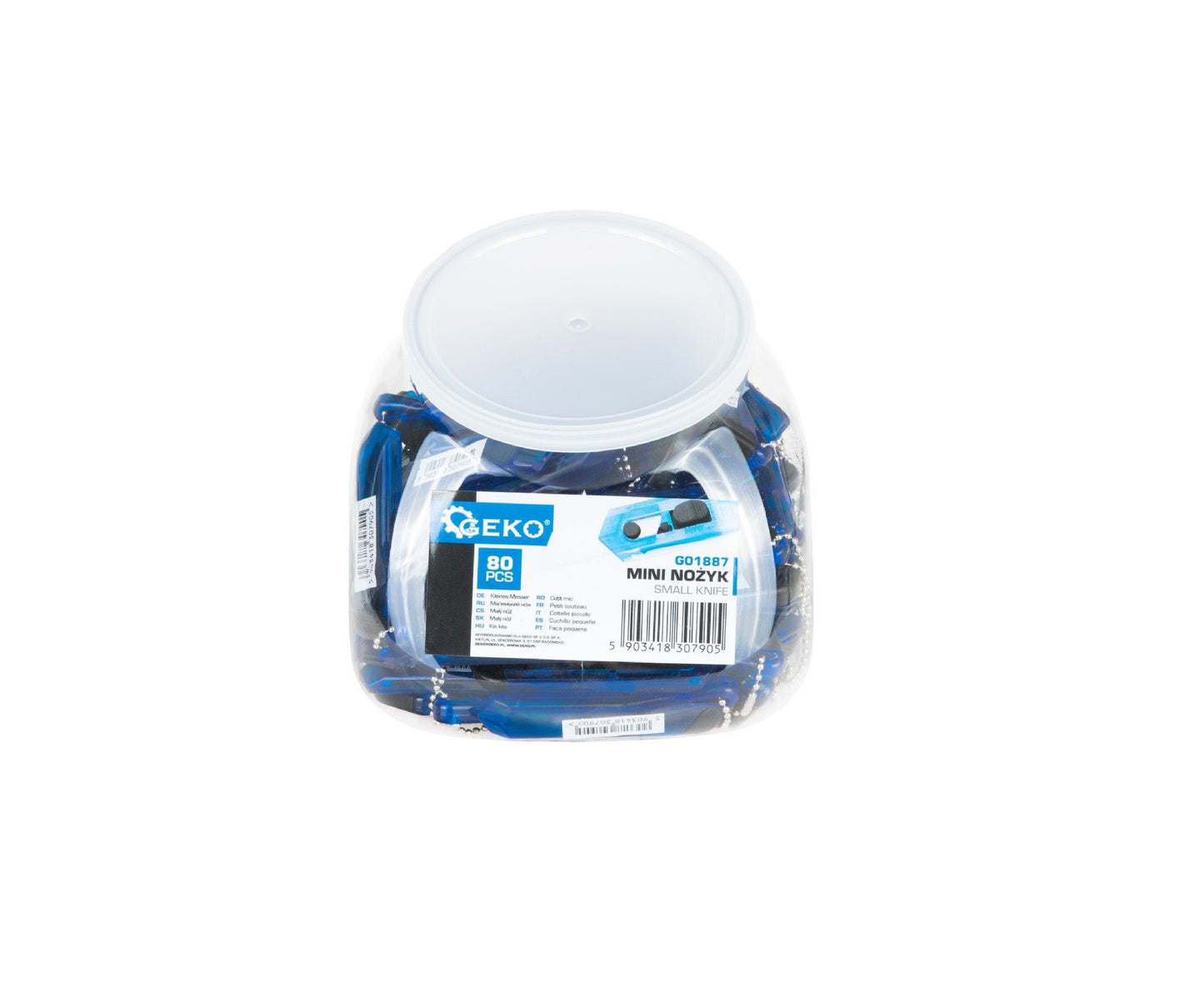 Set mini cuttere, 80 bucati, Geko G01887