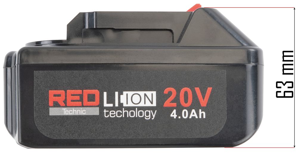 Acumulator pentru scule, 4000 mAh, Red Technic RTAKU0026-BT