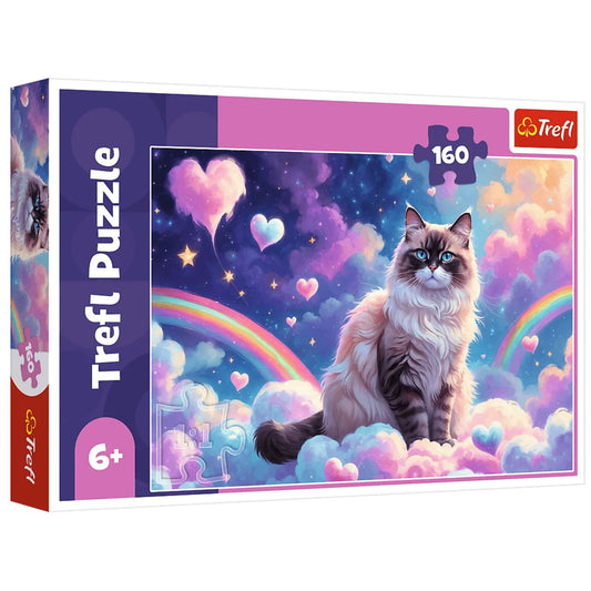 Puzzle Trefl Pisica Domestica, 160 piese, Lean 27032