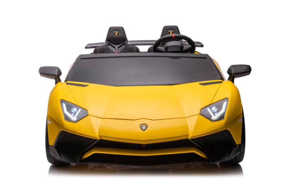 Masinuta electrica pentru copii Lamborghini XXL, 24 V, galben, 176 x 108 x 63 cm, Lean 13428