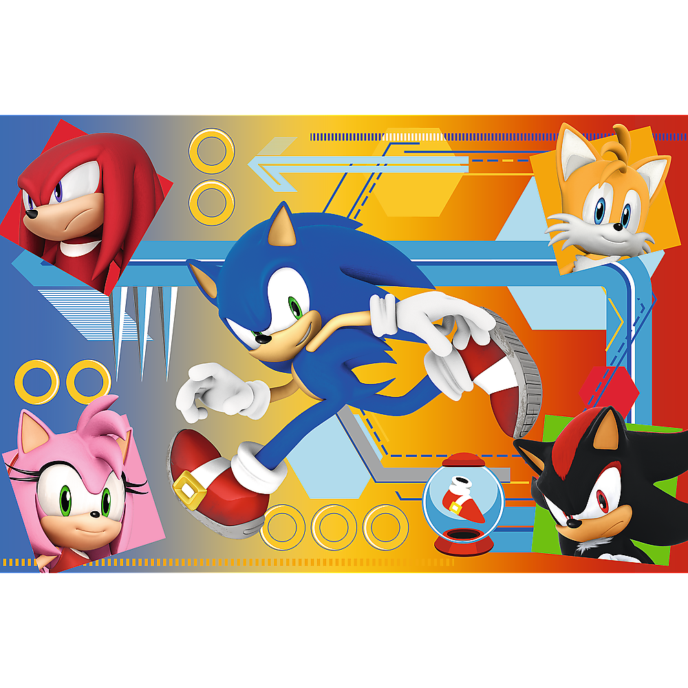 Puzzle Trefl Sonic, 60 piese, Lean 25872