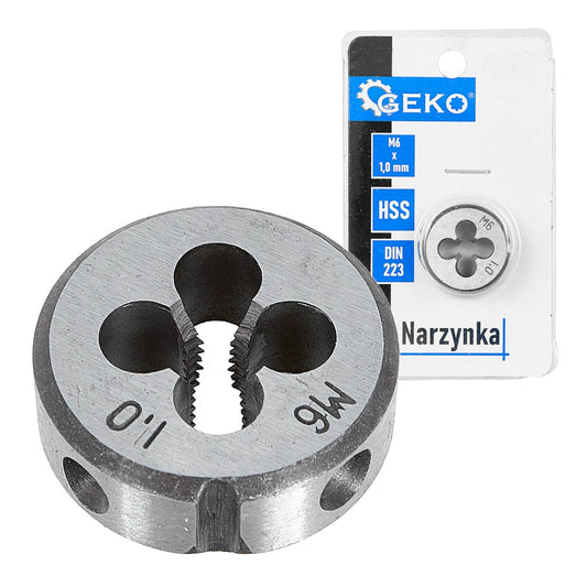 Filiera M6 x 1,0mm, Geko G38350