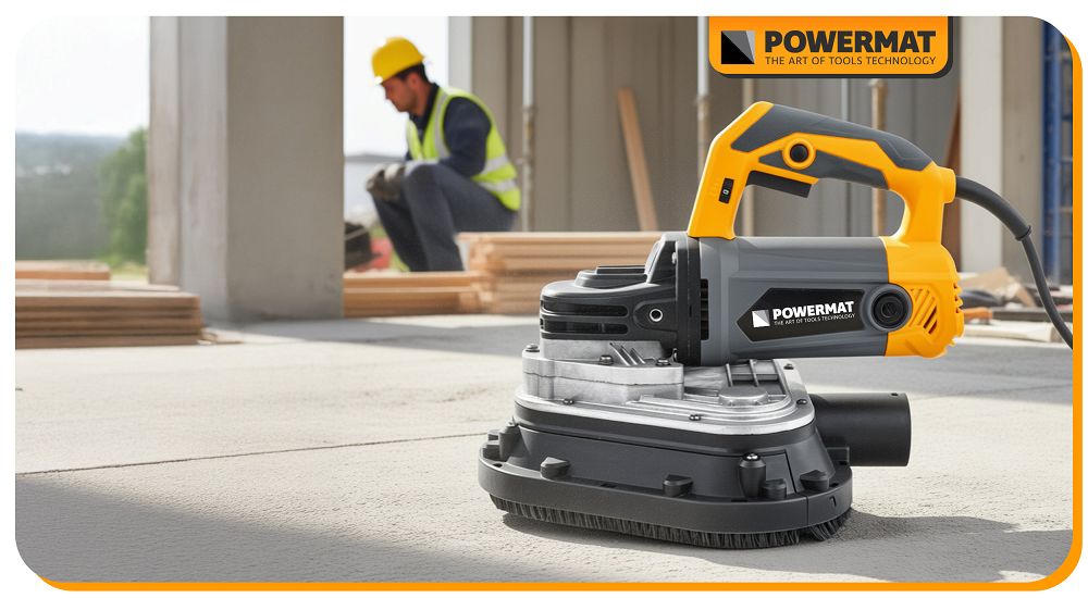 Masina pentru slefuit beton PM-SDB-2450M, 2450 W, Powermat PM1452