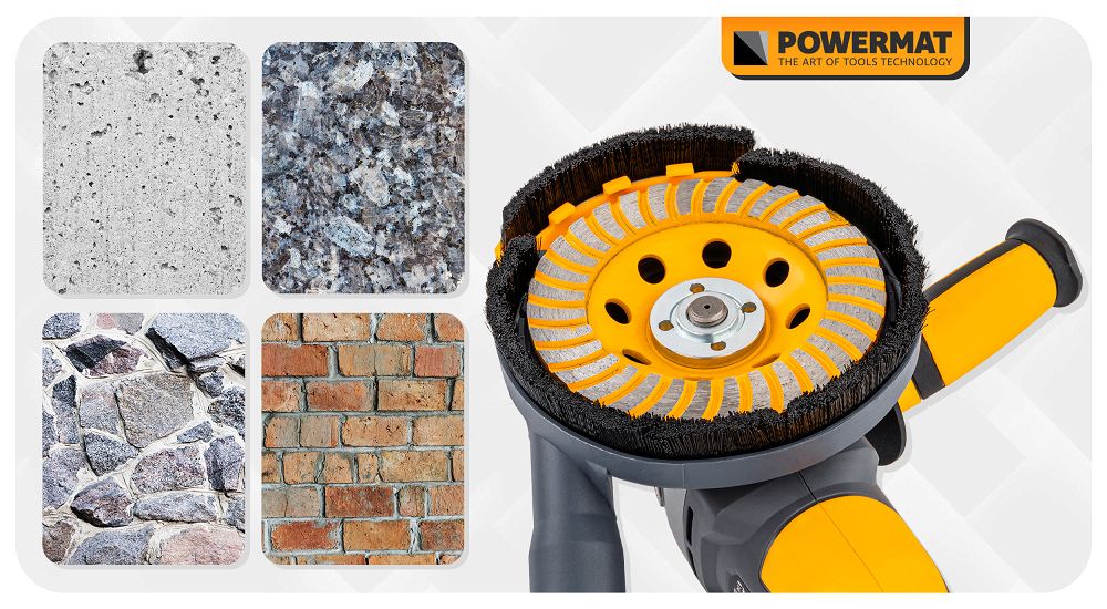 Disc pentru slefuit PM-DTG-1252T, 125 mm, Powermat PM1418