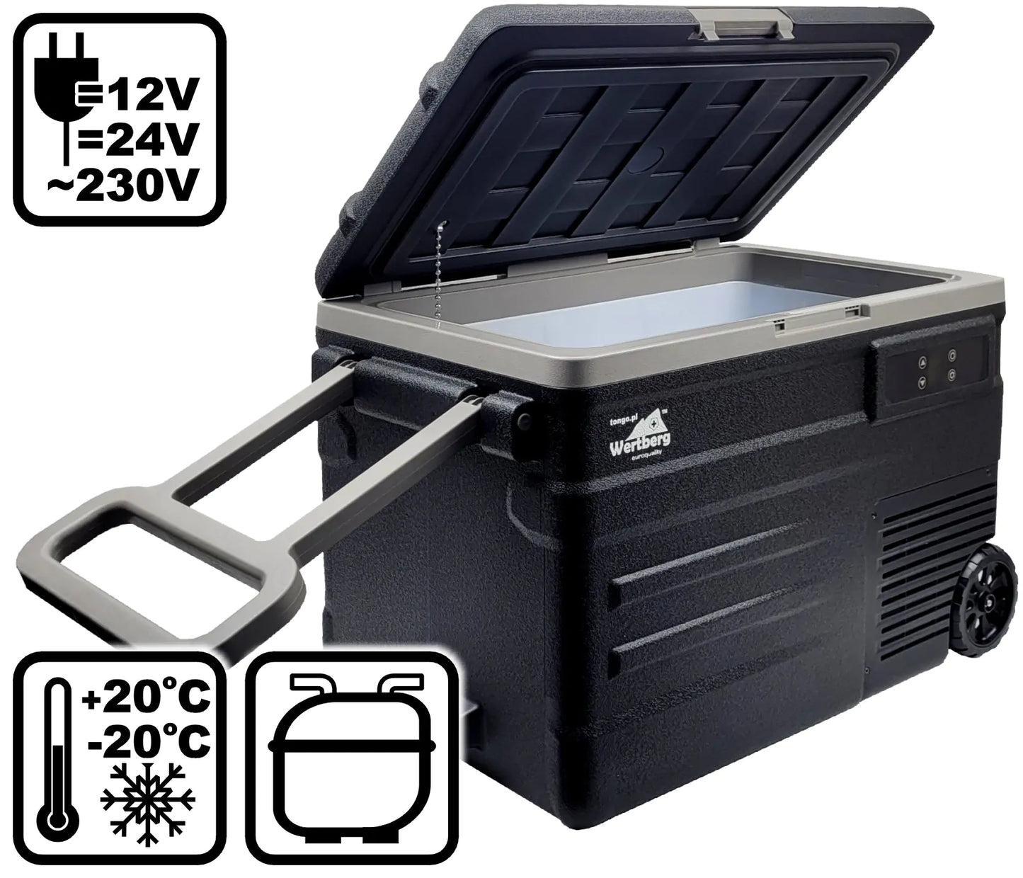 Lada frigorifica portabila cu compresor Wertberg LT 7.45 BT, 60 W, 45 L, Harder HD0112