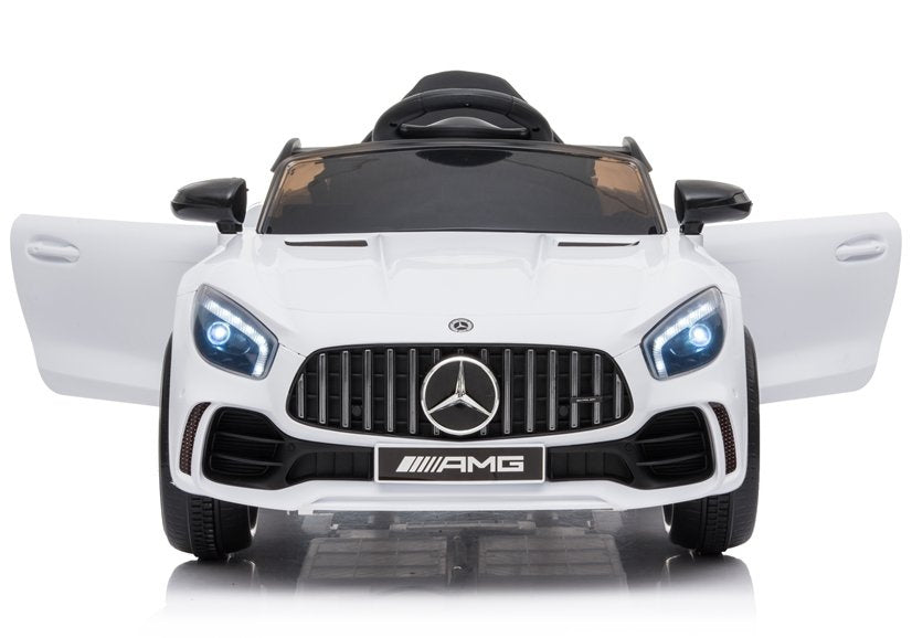 Masina electrica Mercedes AMG GT R, alb, Lean 6479
