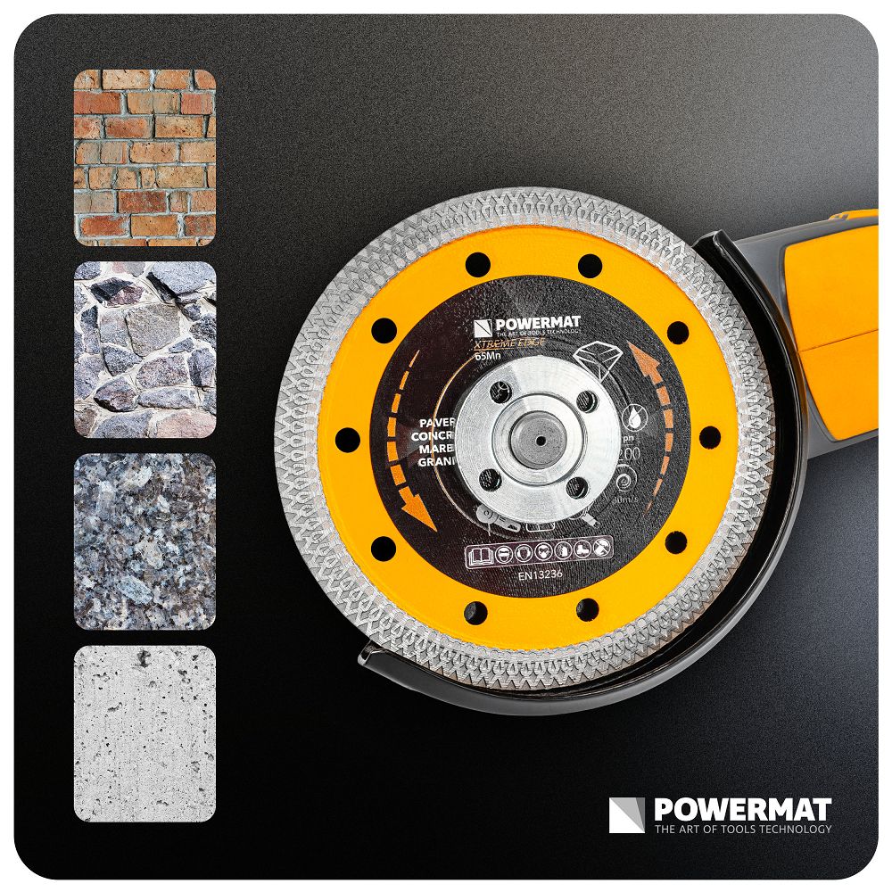 Disc diamantat pentru beton PM-TDCS-1257T, 125 mm, Powermat PM1501