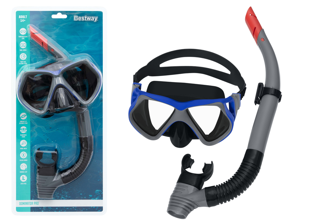Set pentru snorkeling, negru, Bestway 14679