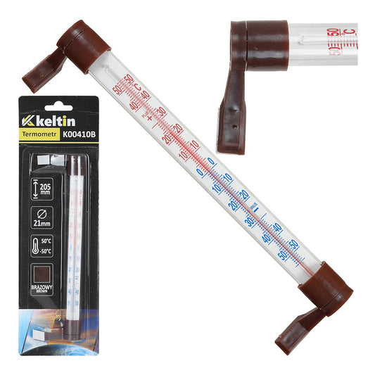 Termometru de exterior pentru fereastra, 205 x 17 mm, Keltin K00410B