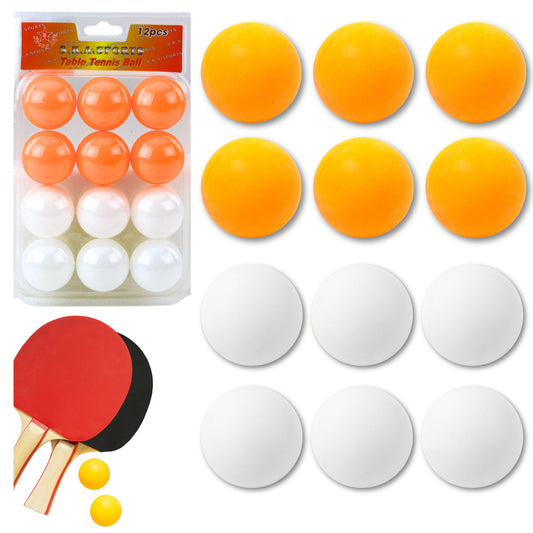 Set mingi de ping pong, alb / portocaliu, Lean 24329
