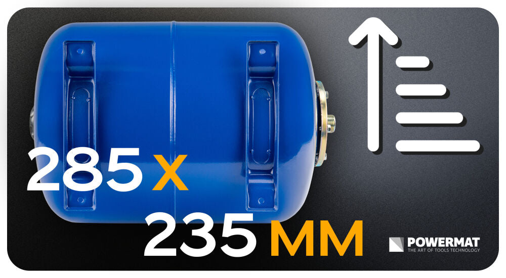 Rezervor hidrofor, 50 l, 1", Powermat PM-HD-50J-ZB