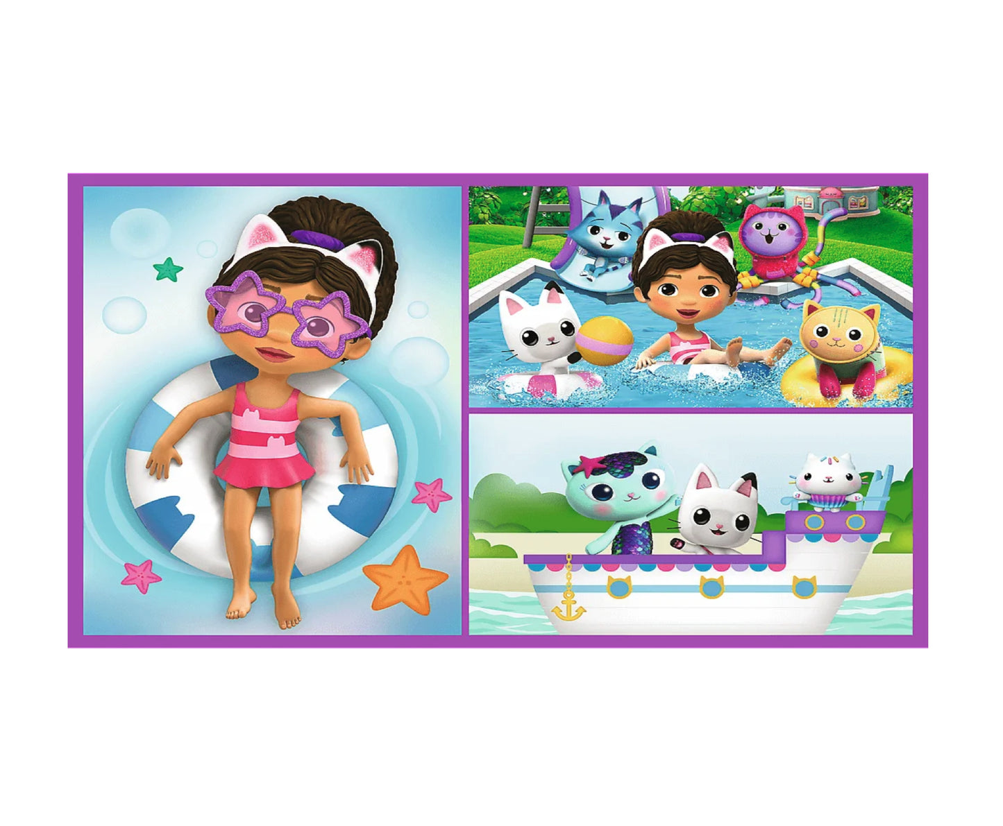 Puzzle Trefl Gabby's Dollhouse, 2 x 70 piese, Lean 26358