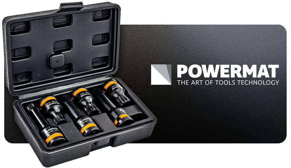 Set chei tubulare de impact PM-ZNU-1418T, 6 bucati, Powermat PM1381