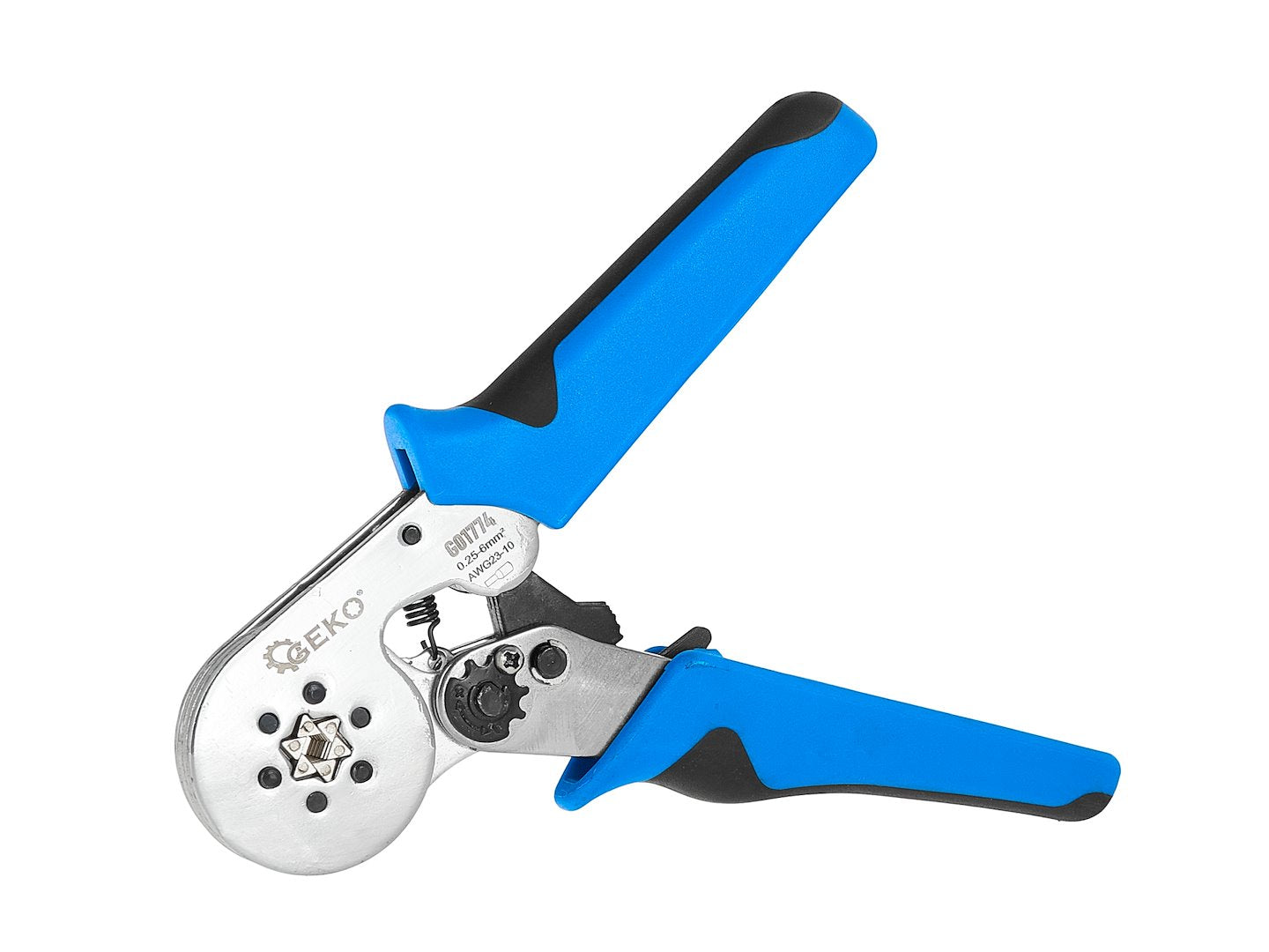 Cleste hexagonal pentru sertizare, 0,25-6 mm², Geko G01774