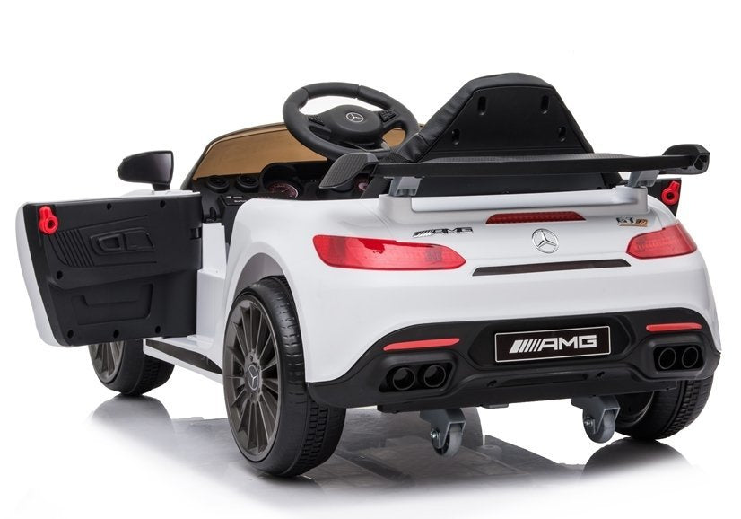 Masina electrica Mercedes AMG GT R, alb, Lean 6479