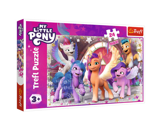 Puzzle Maxi Trefl My Little Pony, O zi frumoasa, 24 piese, Lean 25886