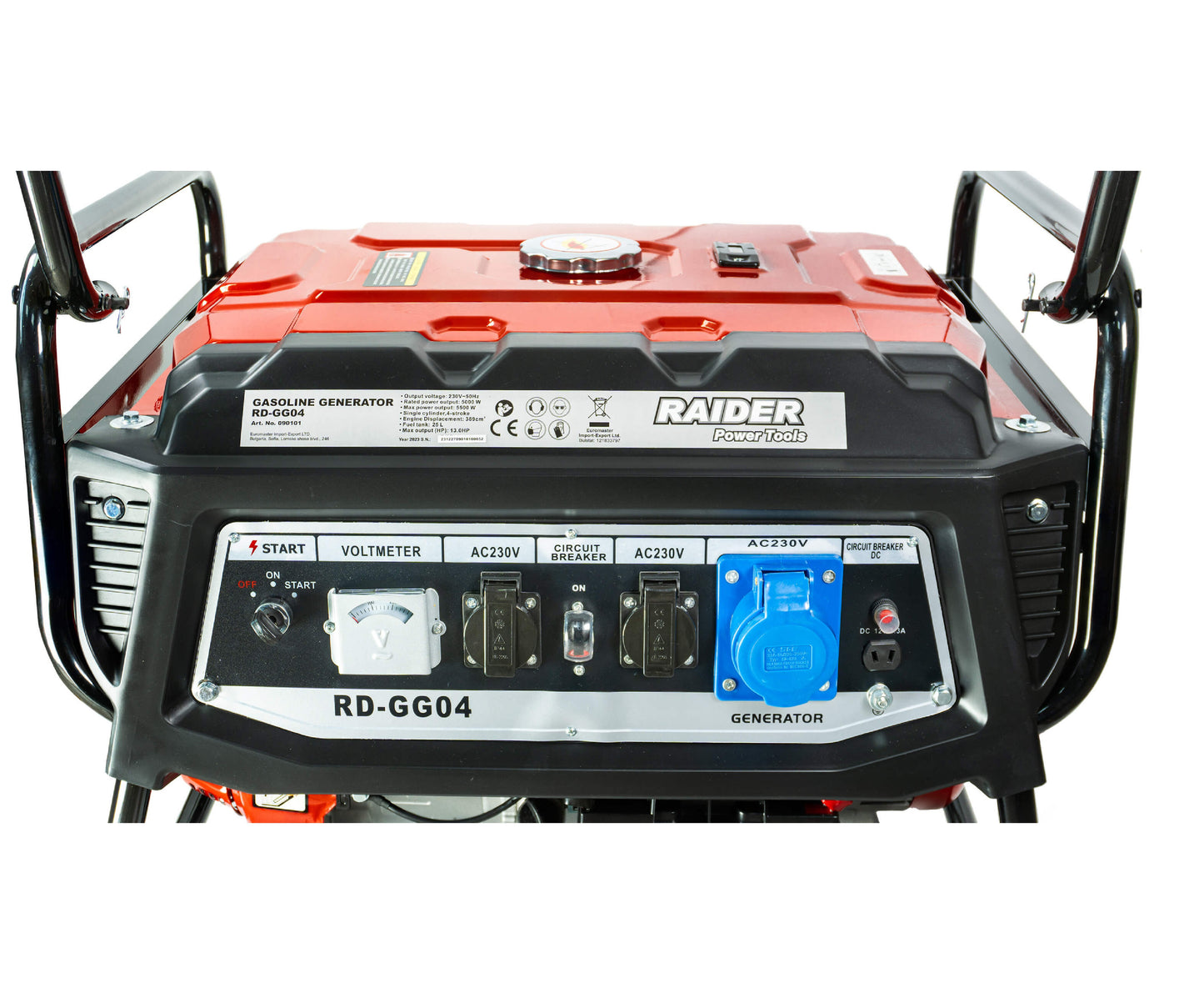 Generator pe benzina in 4 timpi RD-GG04, 5.5 kW, pornire electrica, Raider 090101