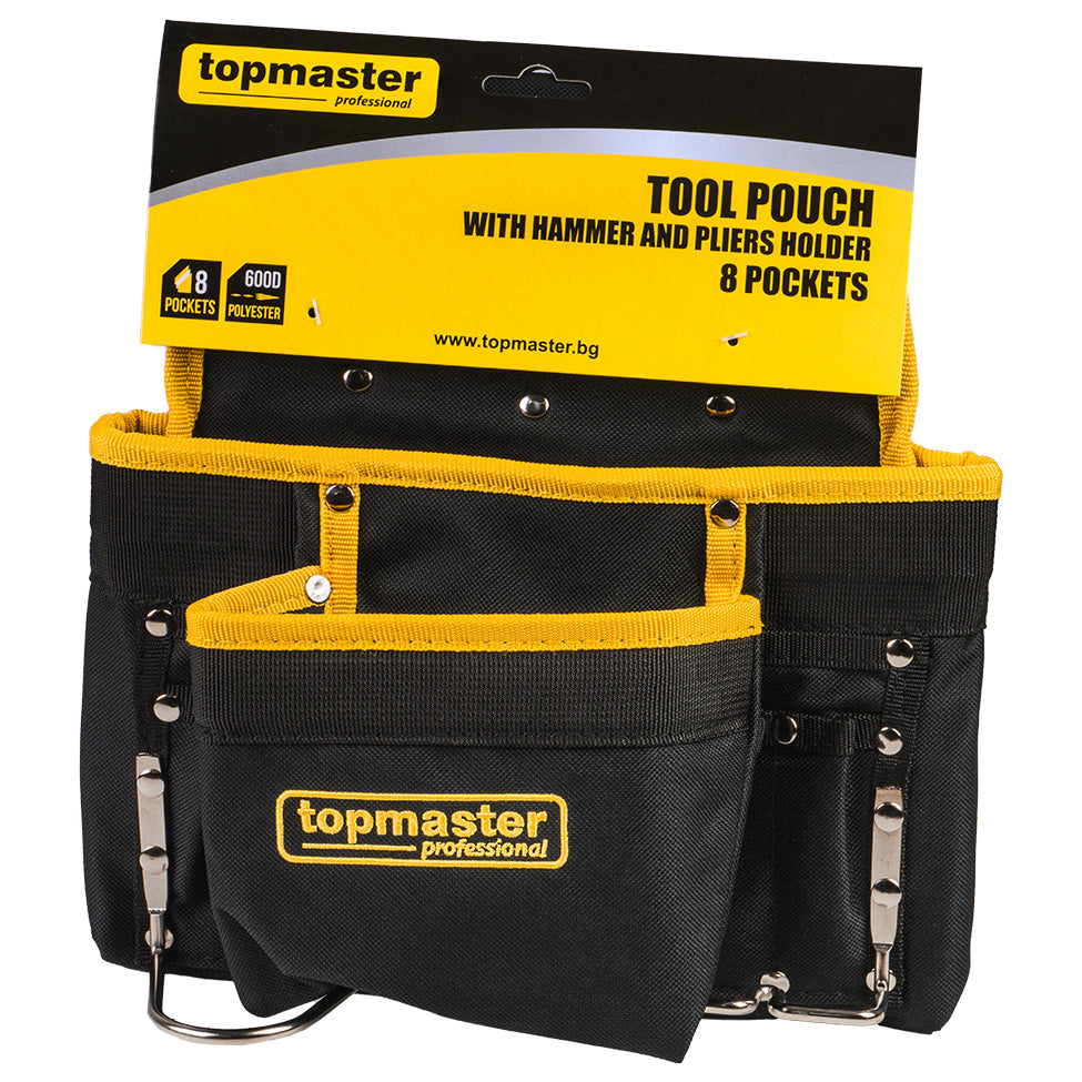 Geanta intarita pentru unelte cu benzi din metal, TopMaster, 499968