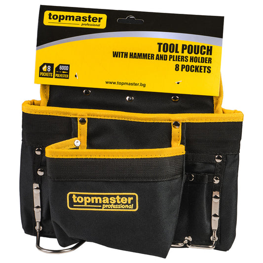 Geanta intarita pentru unelte cu benzi din metal, TopMaster, 499968