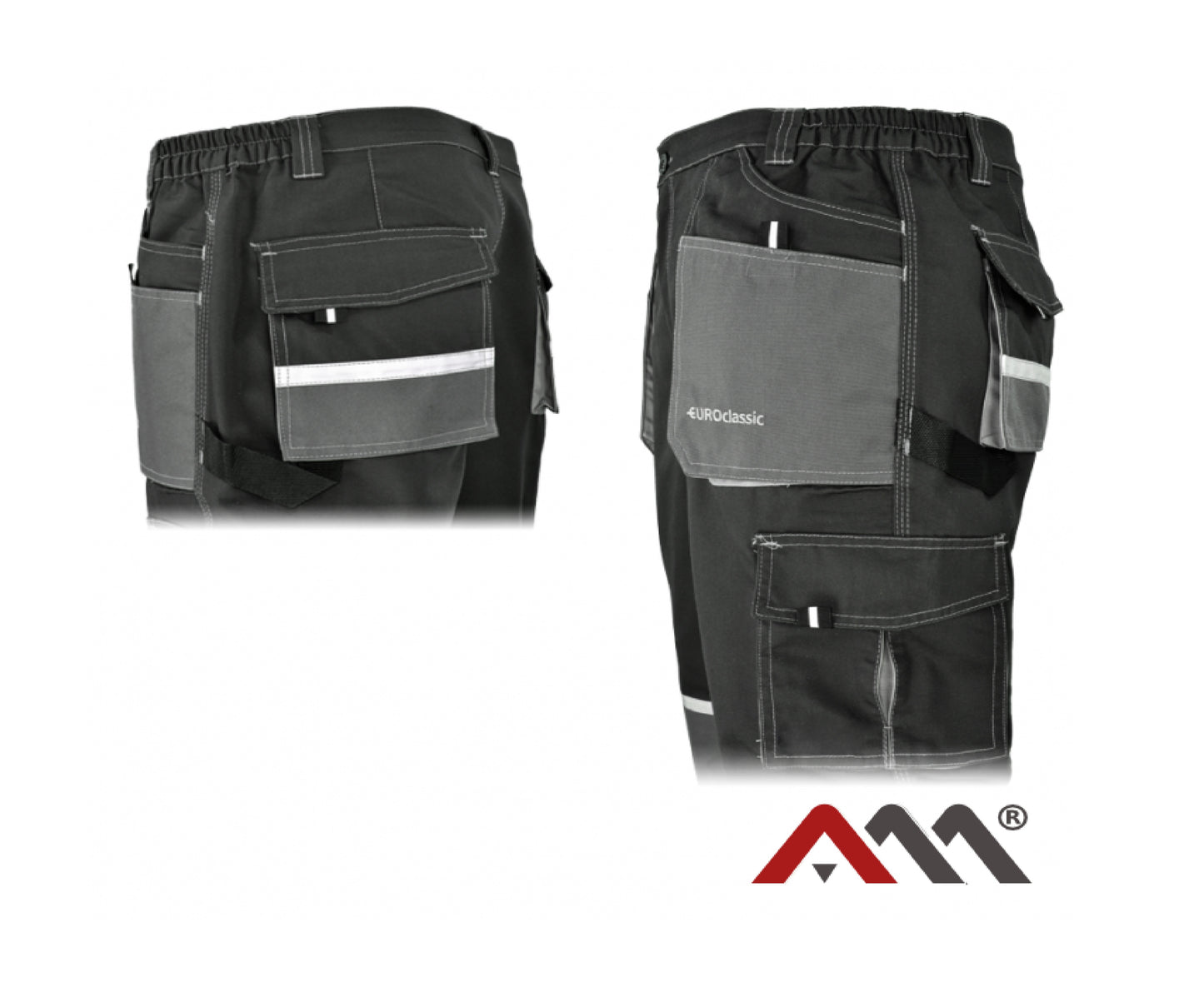 Pantaloni de lucru Euroclassic, grafit, marimea 50, Artmas ART794388