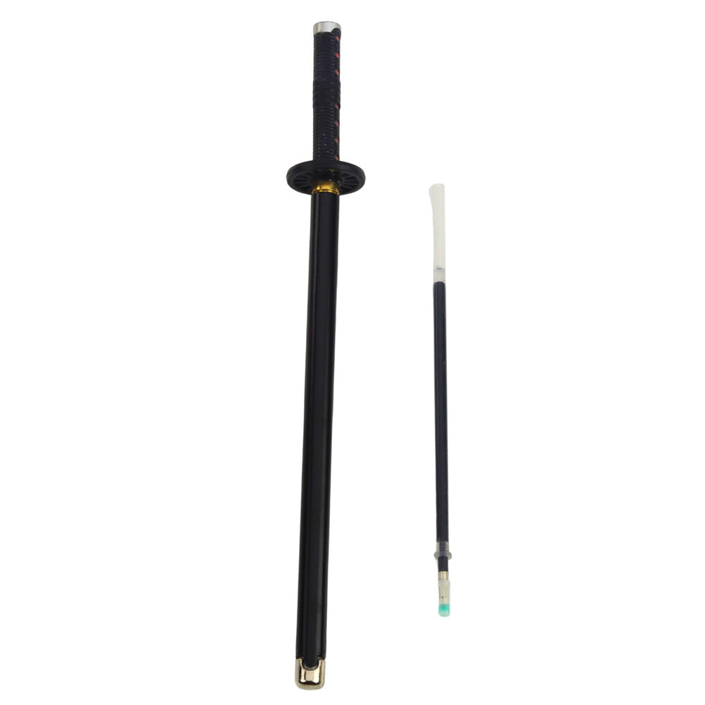 Pix metalic katana, 19.5 cm, tus negru, set cu rezerve, Lean 26966