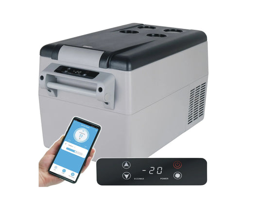 Frigider auto cu compresor 33 L Wertberg LT-5.35 BT, Bluetooth, Tuya Smart, 12V/24V/230V, Racire si Congelare -20°C, Harder HD1873