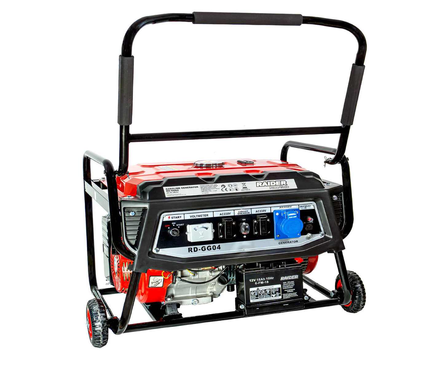 Generator pe benzina in 4 timpi RD-GG04, 5.5 kW, pornire electrica, Raider 090101