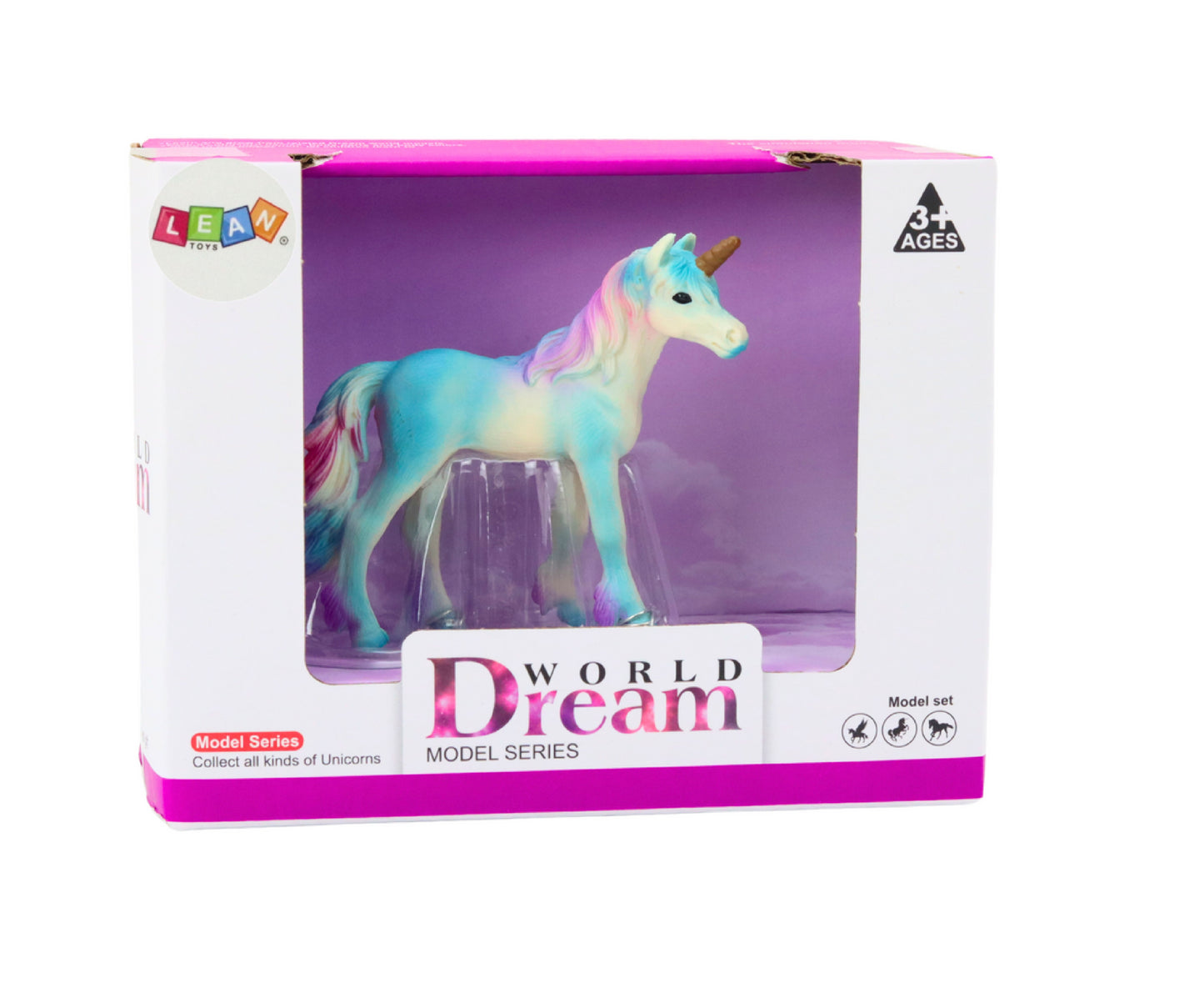 Figurina de colectie unicorn, 9 x 7.5 x 2.5 cm, Lean 19008