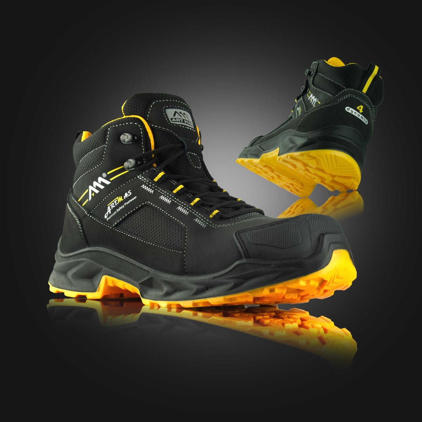 Bocanci de protectie Black-Point BT, marimea 45, Artmas ART902037