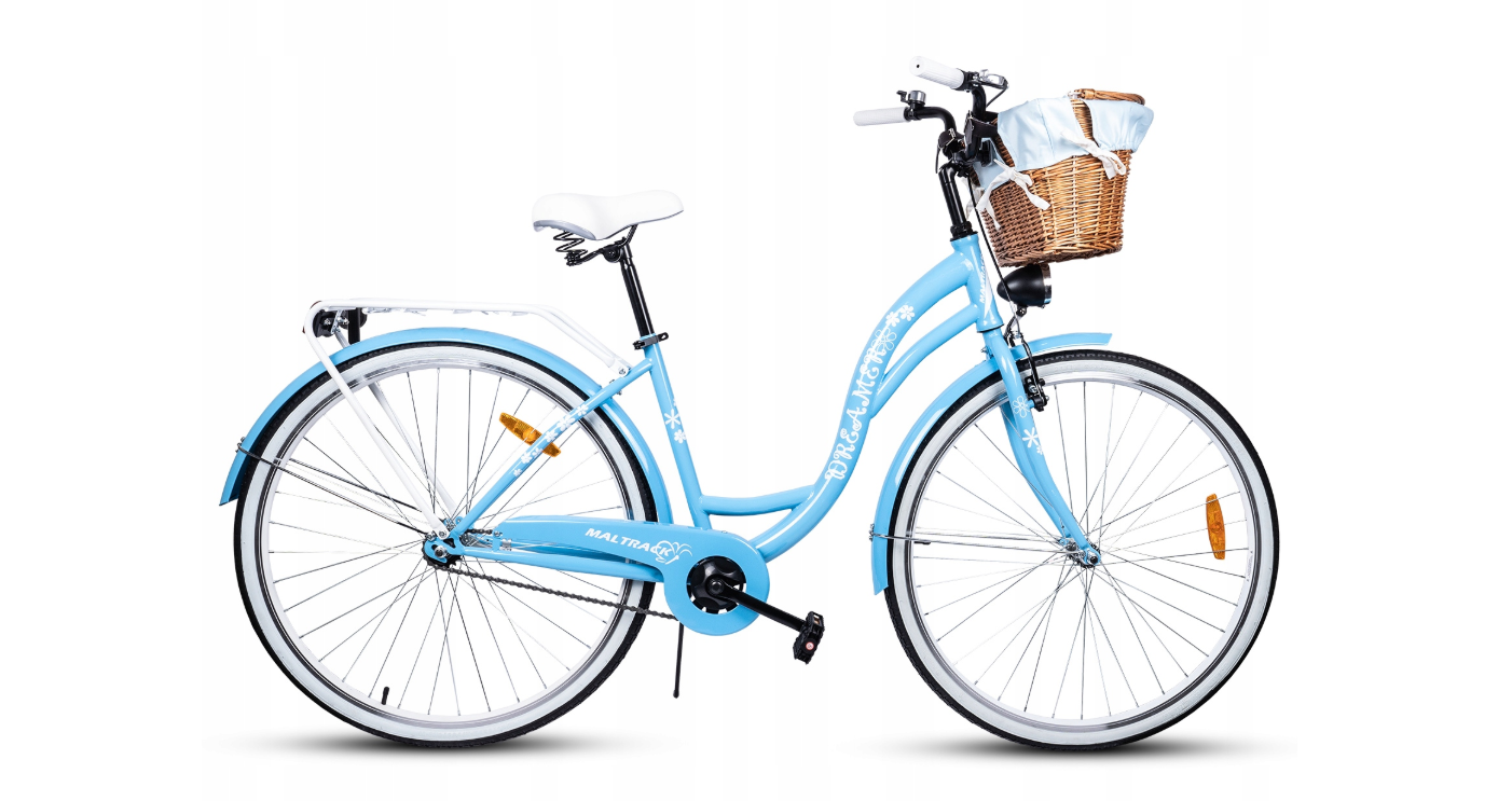 Bicicleta de oras cu cos pentru femei, diametru roata 28", diametru cadru 18", albastru, MalTrack 110545