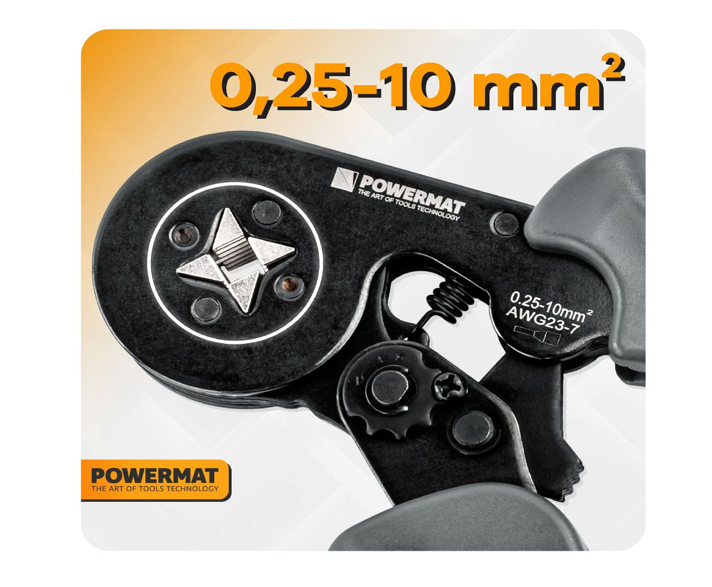 Set cleste pentru sertizare cu mansoane PM-ZDTK-175T, 1200 bucati, Powermat PM1408