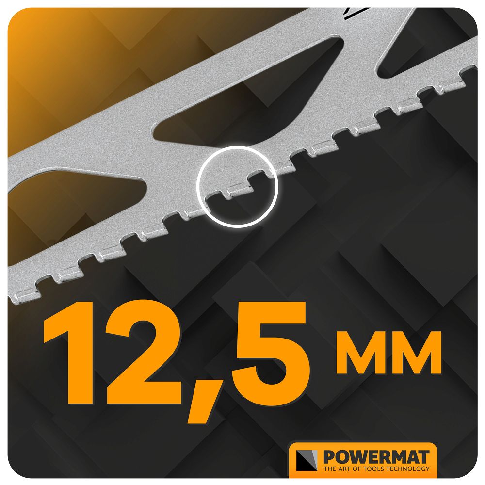 Lama pentru fierastrau sabie PM-BDP-455T, 455 x 50 mm, Powermat PM1394