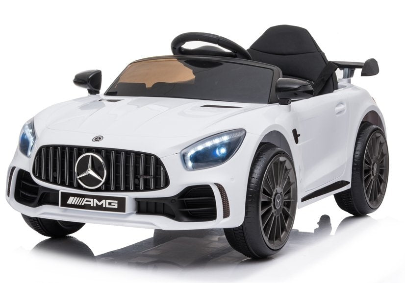 Masina electrica Mercedes AMG GT R, alb, Lean 6479