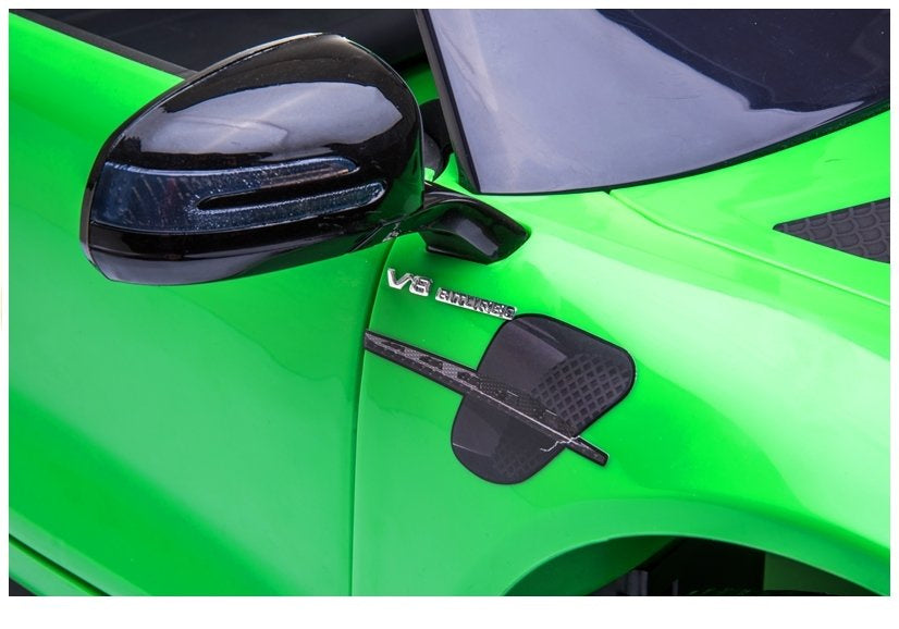 Masina electrica Mercedes GTR, verde, Lean 3868
