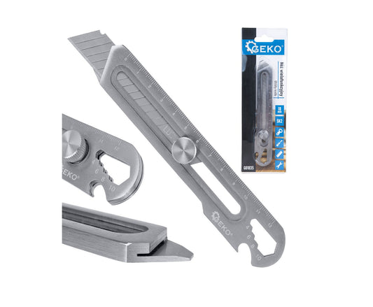 Cutter multifunctional 6 in 1 SK2, 100x18x0.5mm, Geko G01835