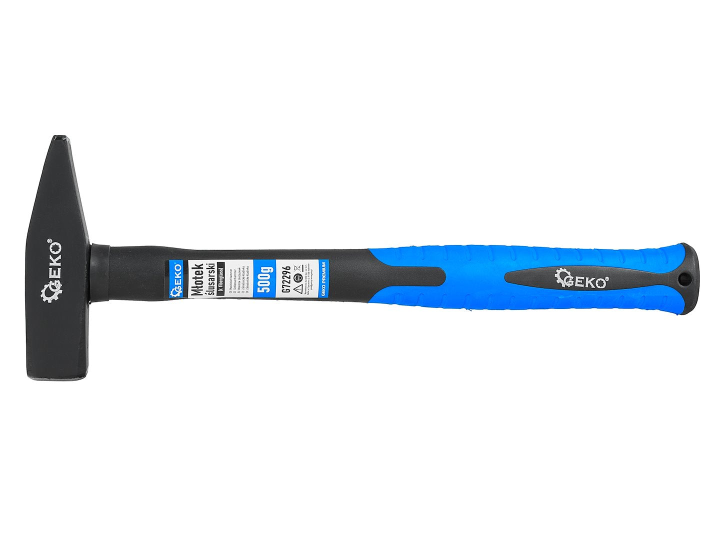 Set ciocane cu maner din fibra de sticla, 100g - 2000 g, 7 bucati, Geko G72296