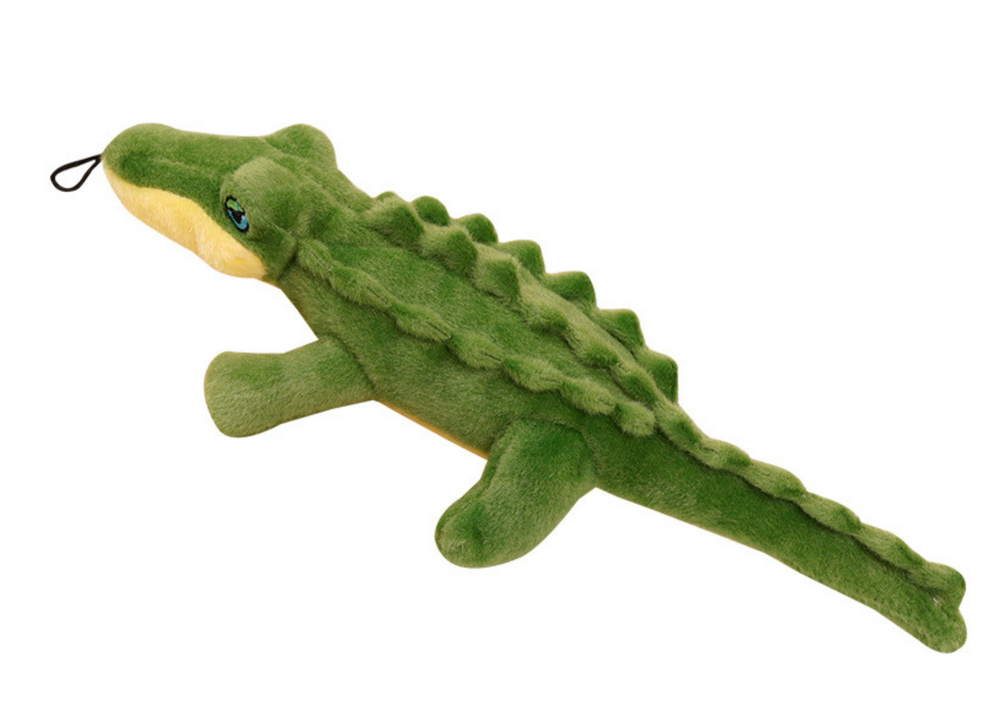 Jucarie de plus crocodil, 30 cm, verde, Lean 16429