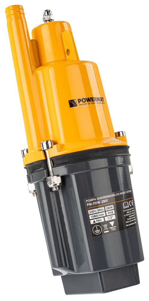 Pompa cu diafragma PM-PDW-280T, 280 W, 1080 l / h, Powermat PM1507