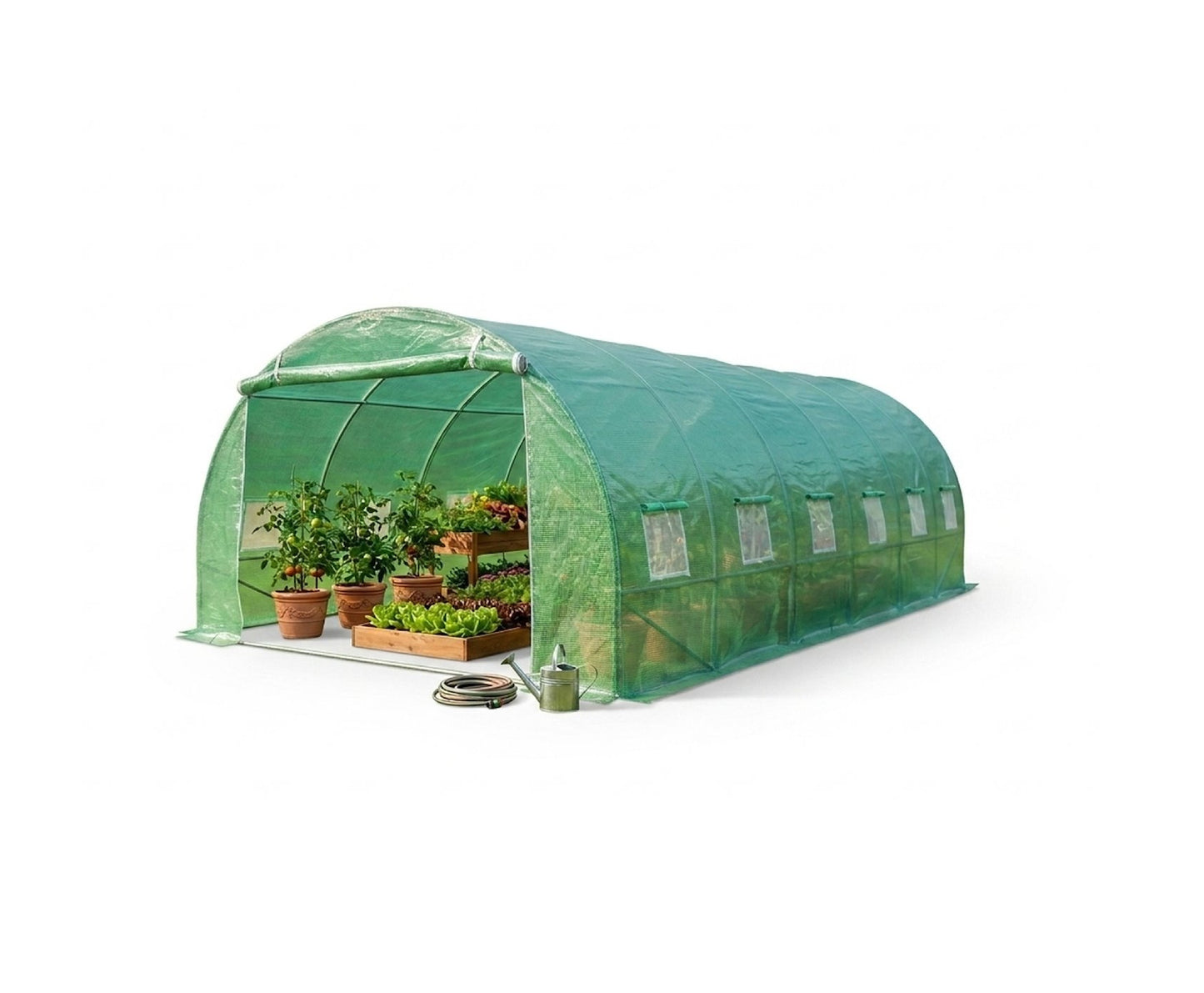 Sera de gradina UV, 3  x6 x 2m, verde, Geko G73296