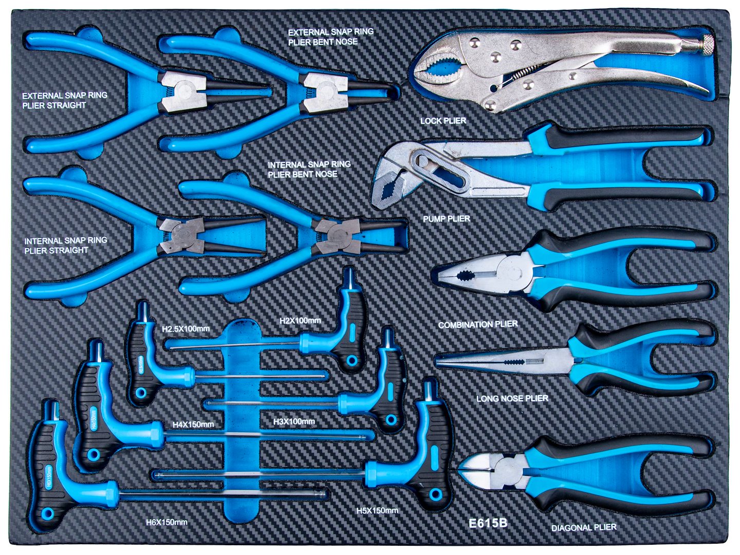 Dulap cu scule pentru atelier, 7 sertare, 407 bucati, Geko G10835