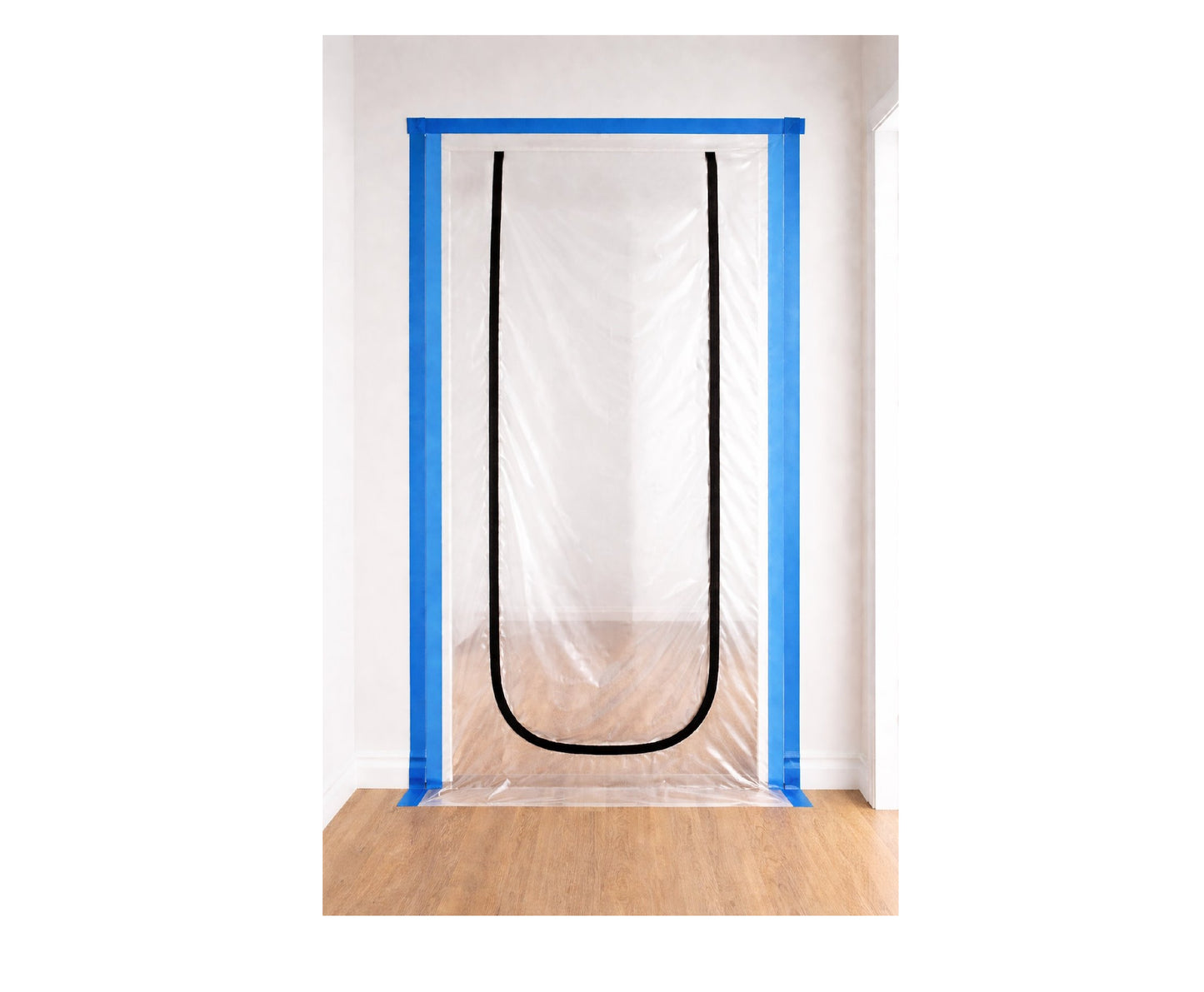 Folie de protectie anti-praf pentru constructii tip U, 220 x 120 cm, Geko G66405