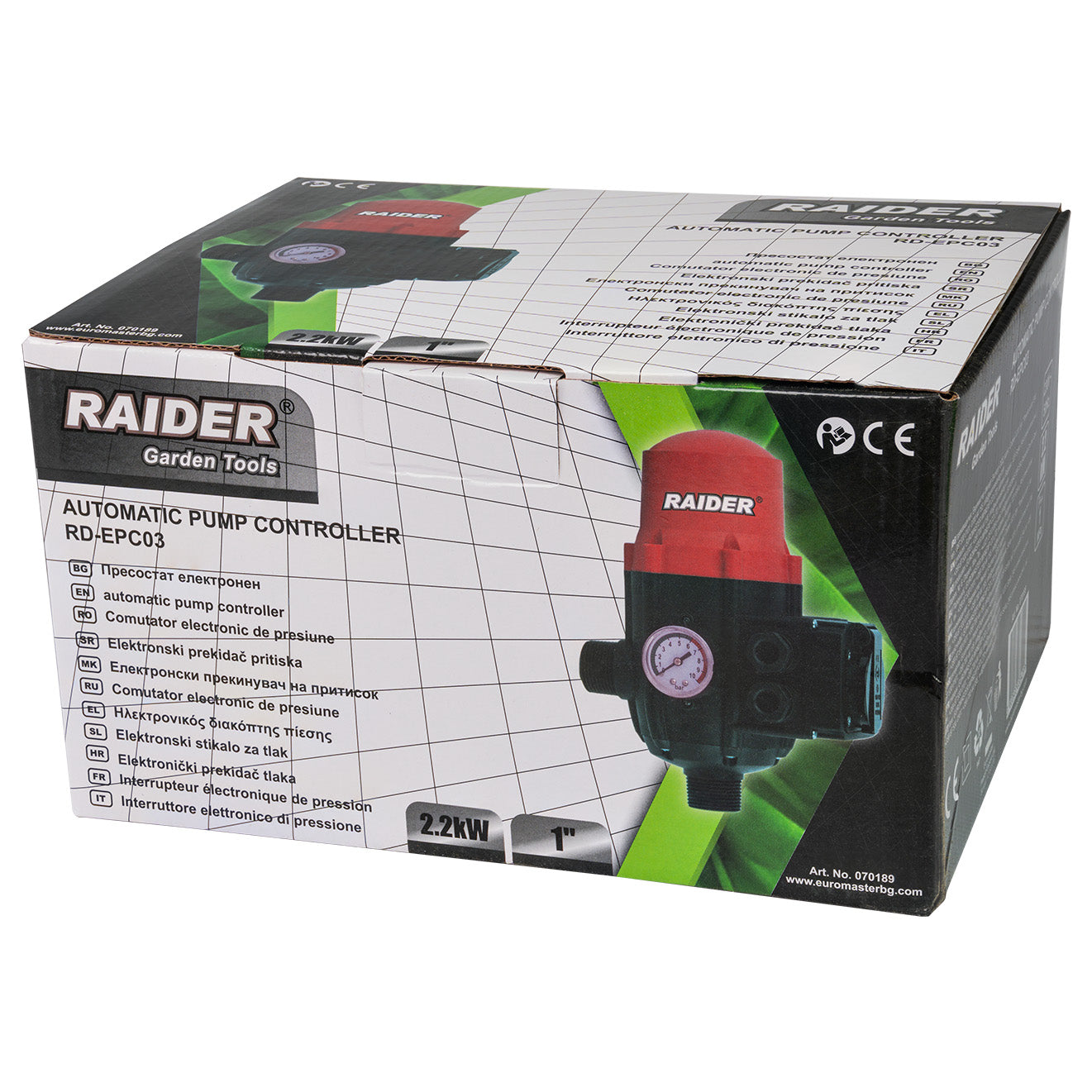 Unitate de control pompa cu priza RD-EPC03, 2.2 kW, Raider 070189