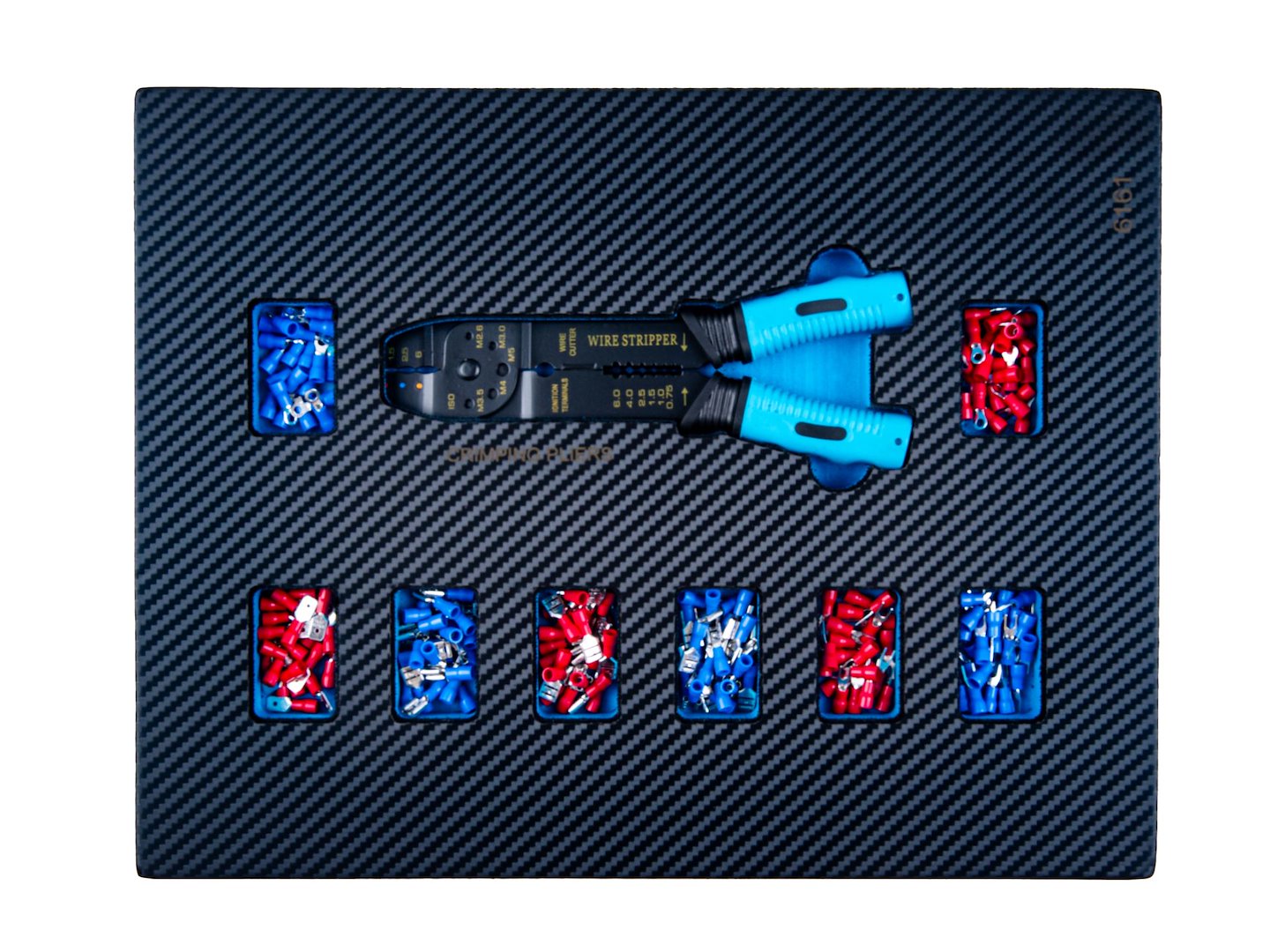 Dulap de scule pentru atelier, 12 sertare, 501 bucati, Geko G10834