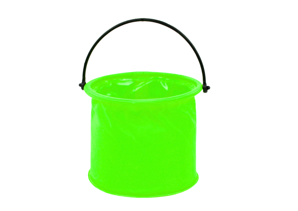 Galeata pliabila multifunctionala 14 x 14 x 12.5 cm, compartiment interior, verde, Lean 20208