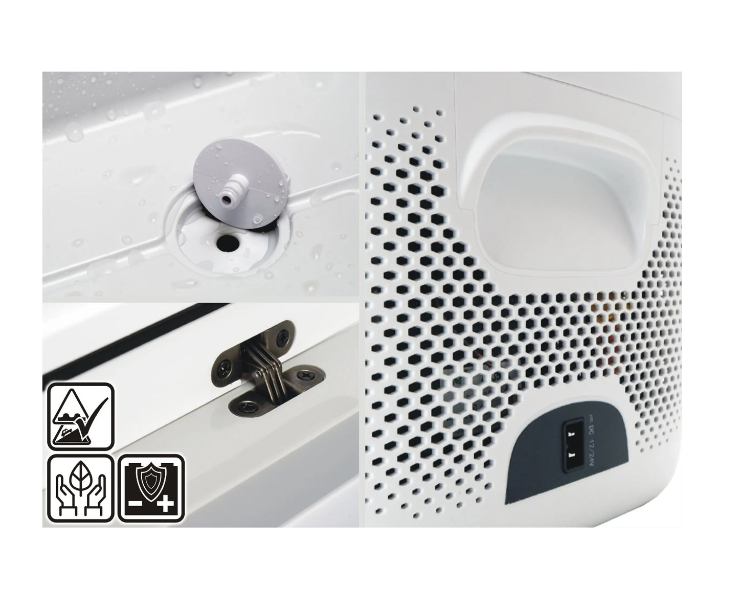 Frigider auto cu compresor 21 L Wertberg LT-2.25 BT, Bluetooth, Tuya Smart, 12V/24V/230V, Racire si Congelare -20°C, Harder HD1828