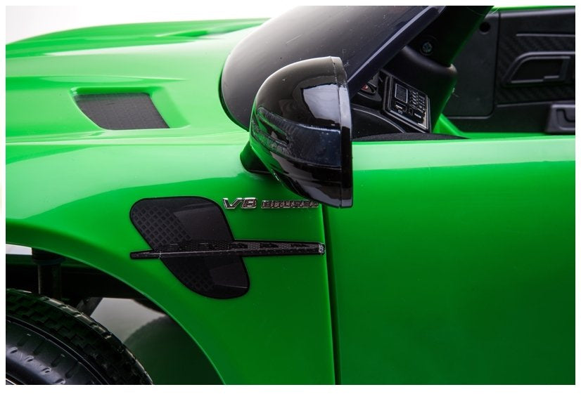 Masina electrica Mercedes GTR, verde, Lean 3868