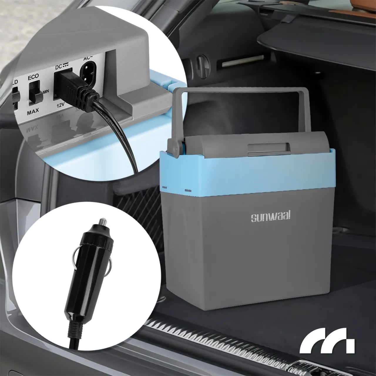 Frigider portabil de calatorie Sunwaal, capacitate 25 l, 12 V / 230 V, MalTec 111719